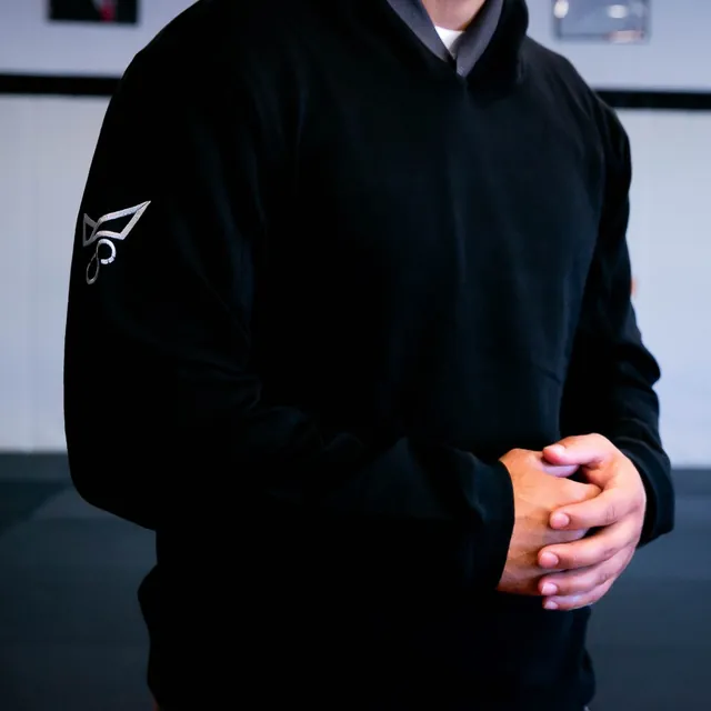 Hoodie in black